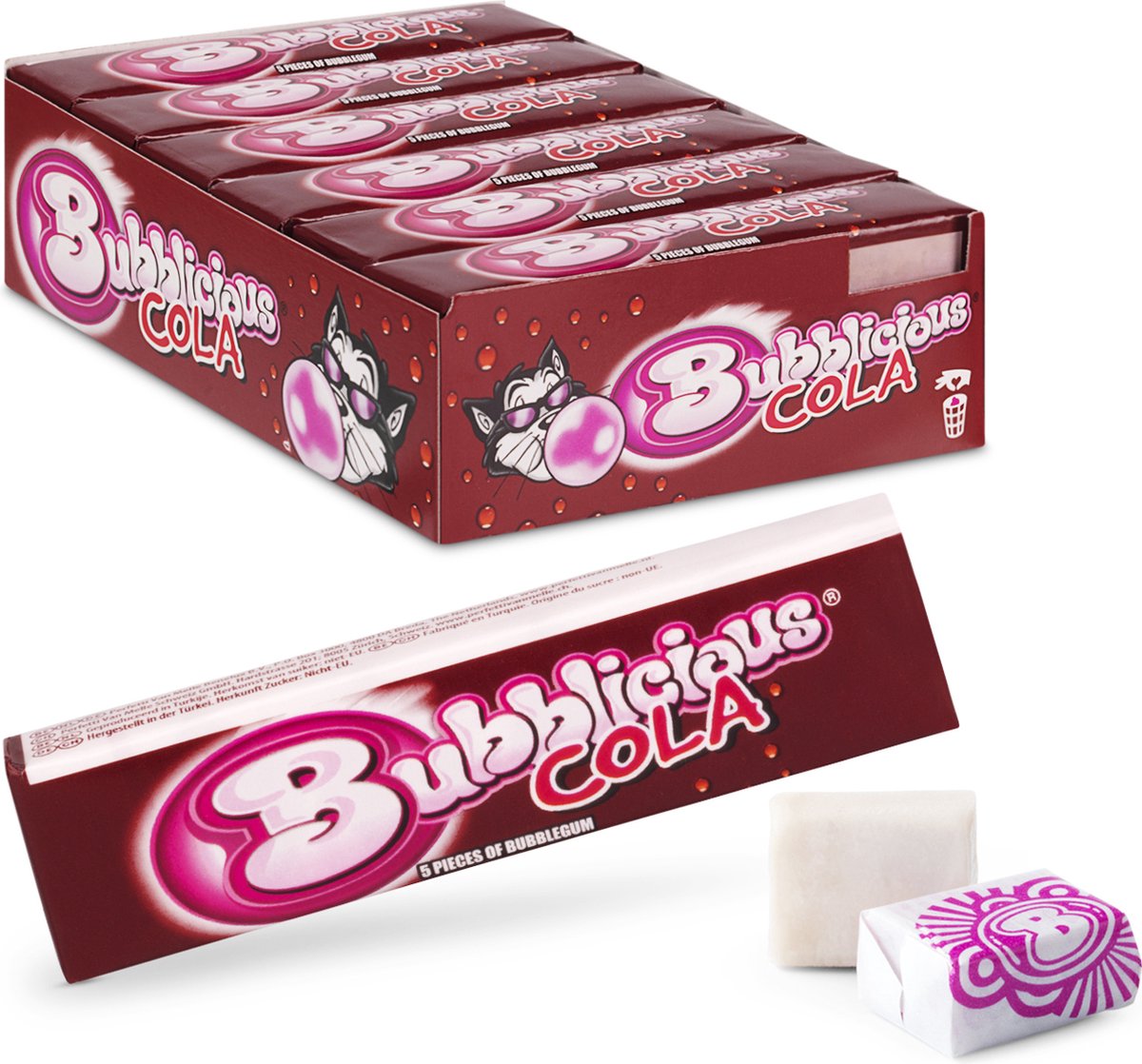 Bubblicious cola - kauwgom - 1x18stuks
