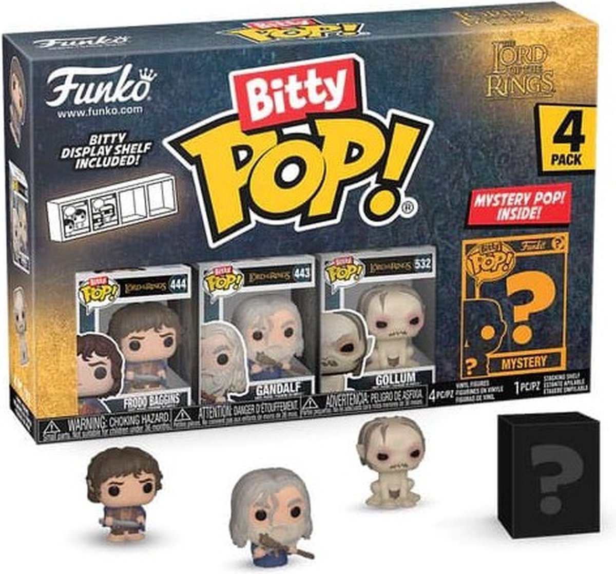 Funkopop! bitty - il signore degli anelli confezione da 4: frodo