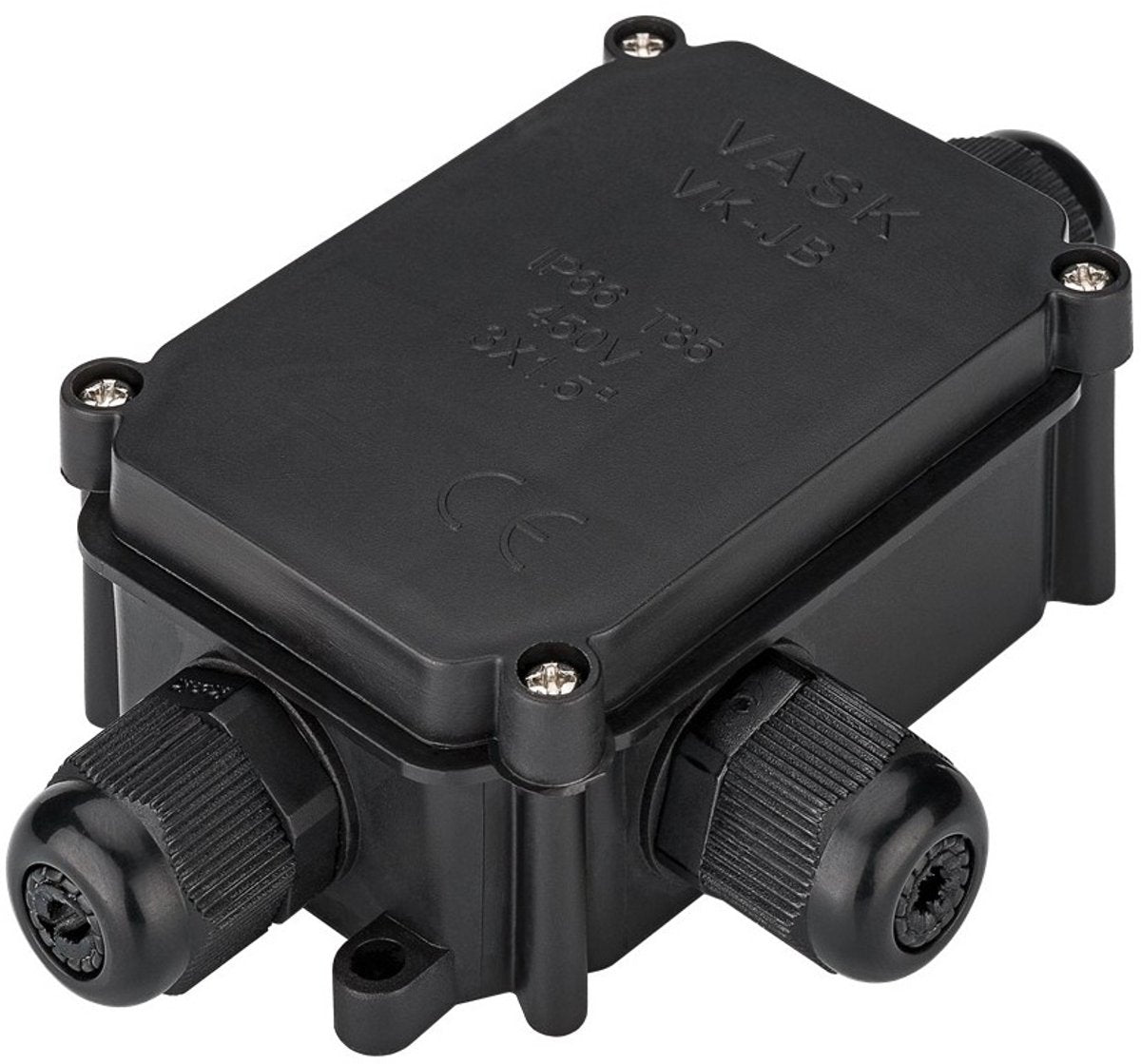 Giunto impermeabile Enzo IP66 a tre vie con pressacavo 4017092
