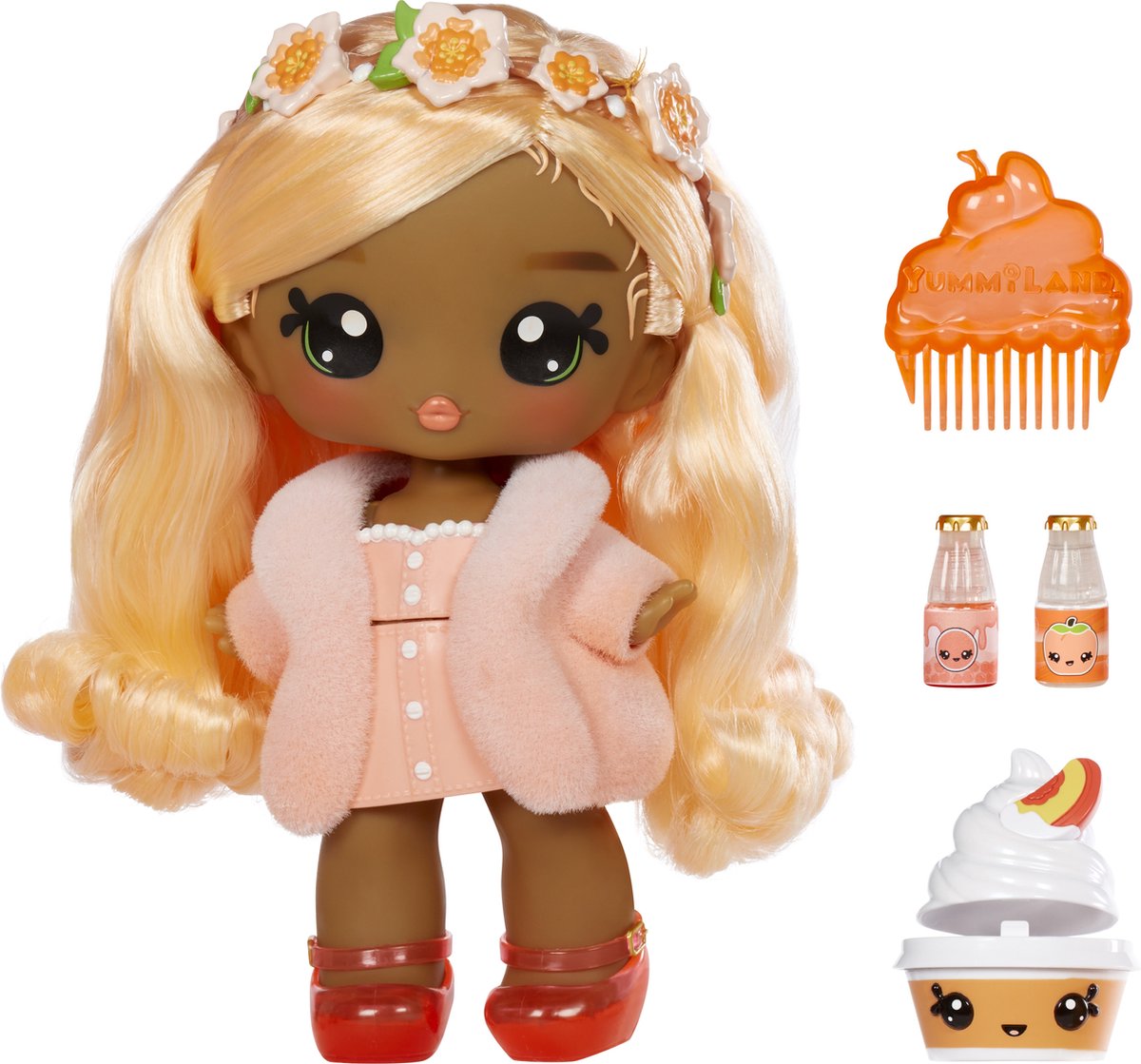 Yummiland pop met lipglossdiertje - piper peach