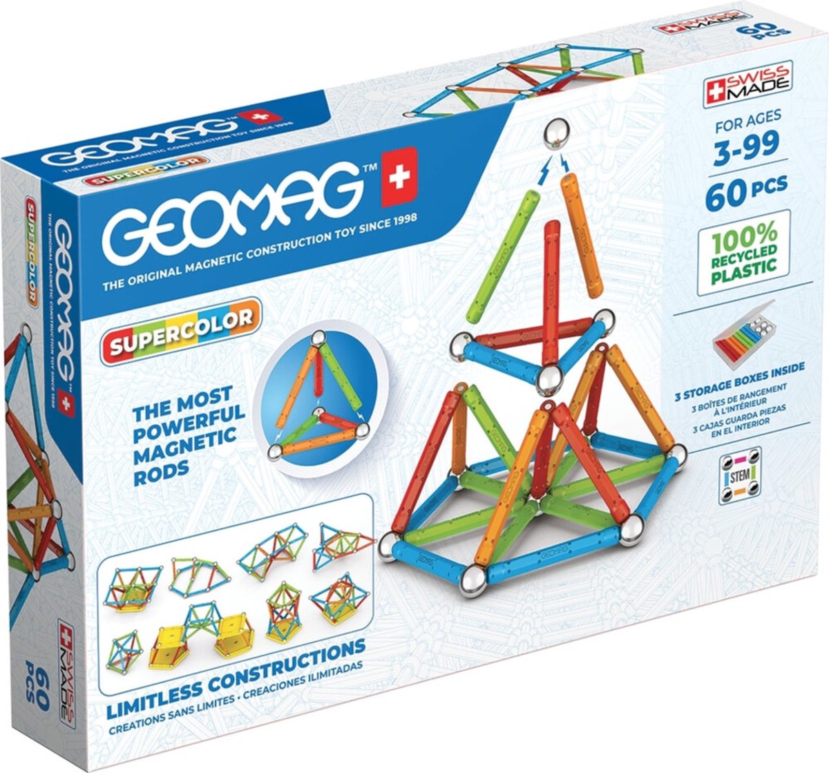 GEOMAG SUPER COLORE riciclato, 60dlg.