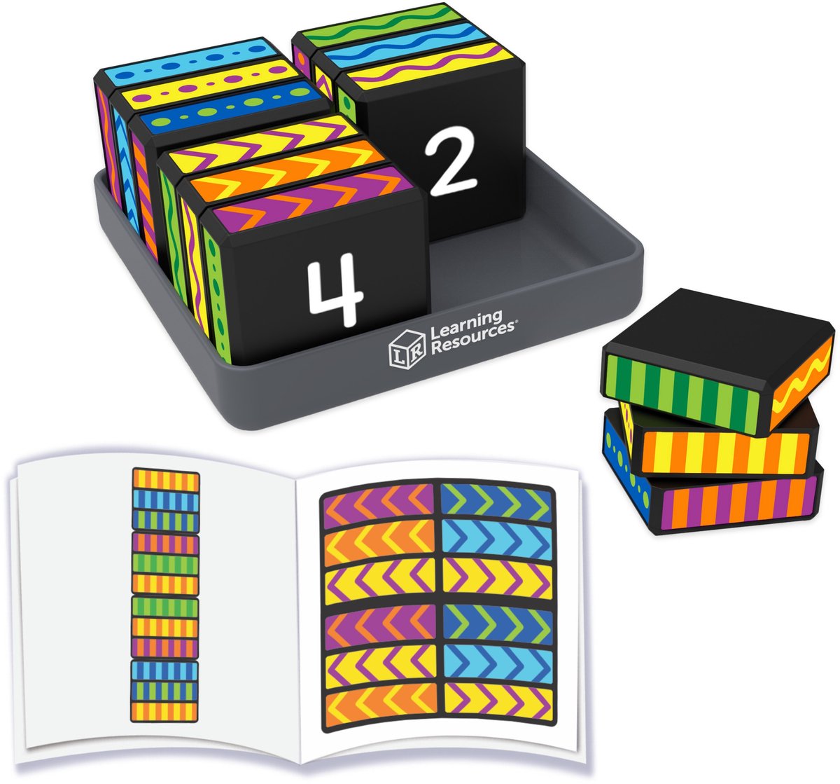 Risorse didattiche Brainometria a cubetti - puzzle logici rompicapo 6+ - 6+