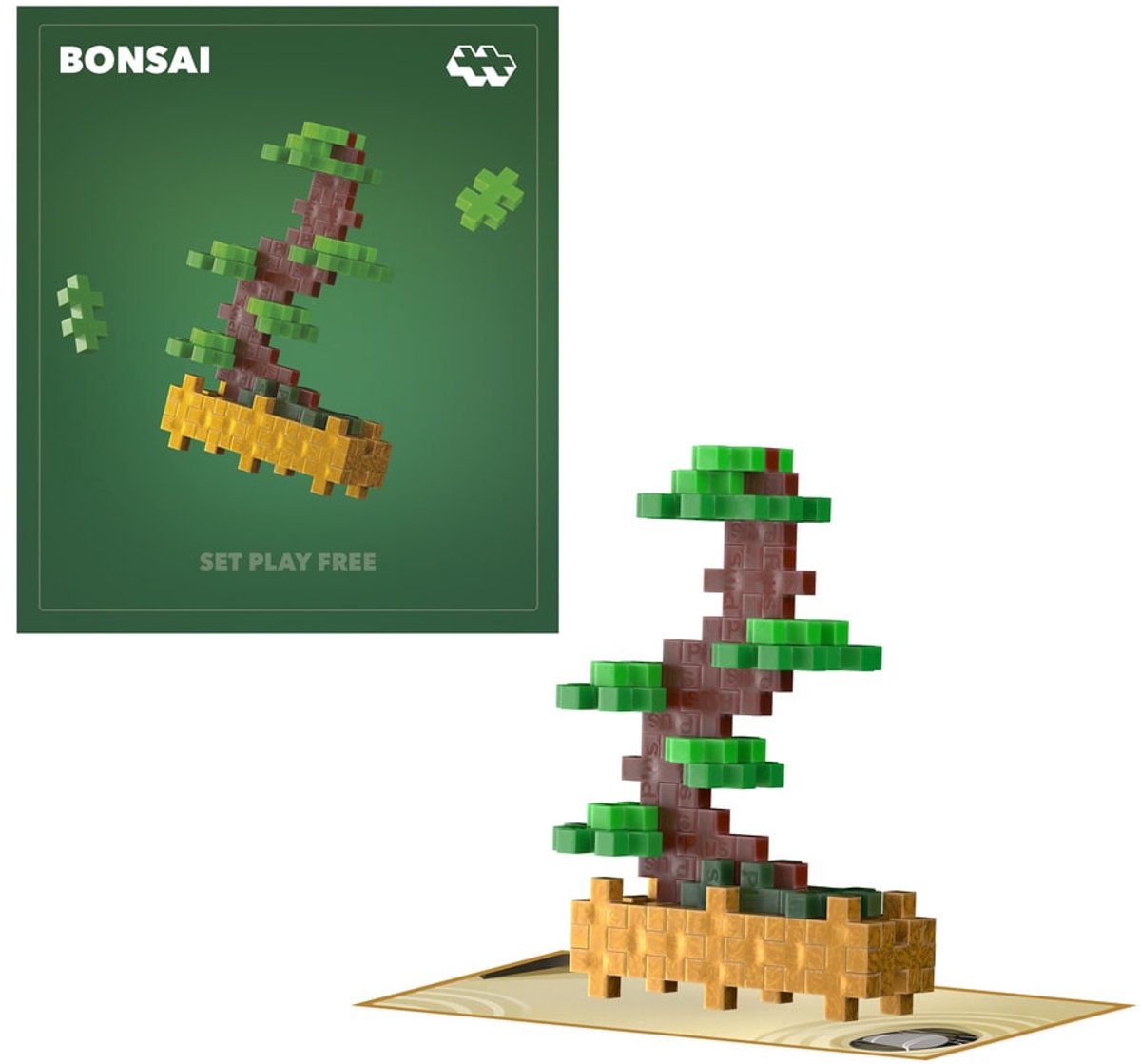 Confezioni di piante plus plus - bonsai verdi piante plus-plus flowers (4338)
