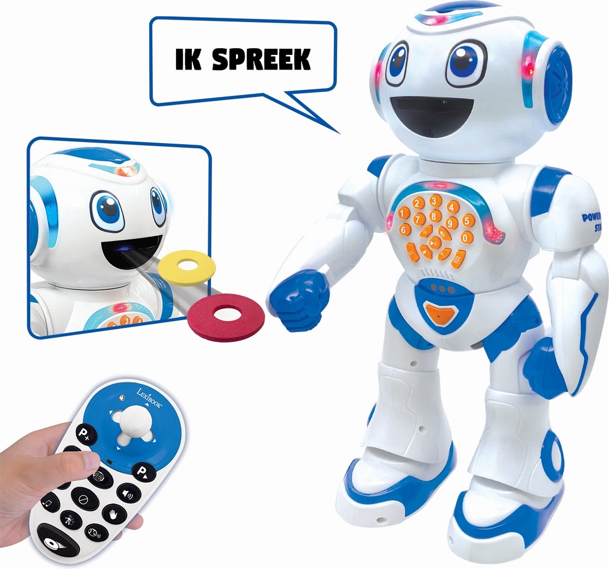 Robot interattivo Lexibook powerman® star per imparare e giocare con il controllo dei gesti incl. telecomando (olandese)