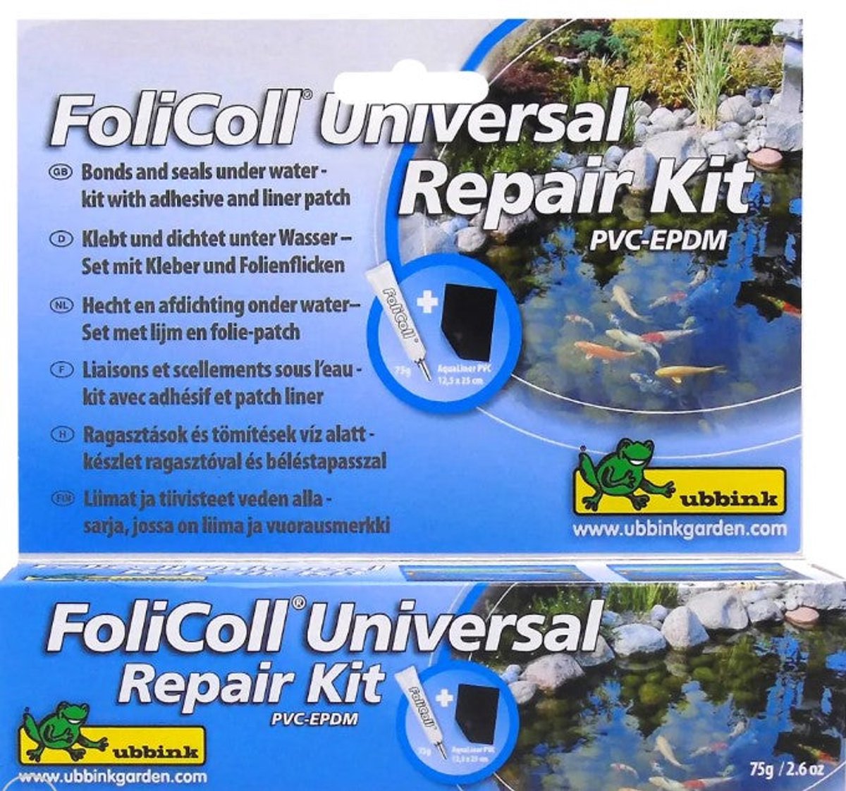 Kit di recupero ubbink ubbink per laghetto folicoll per acqualiner 75 g