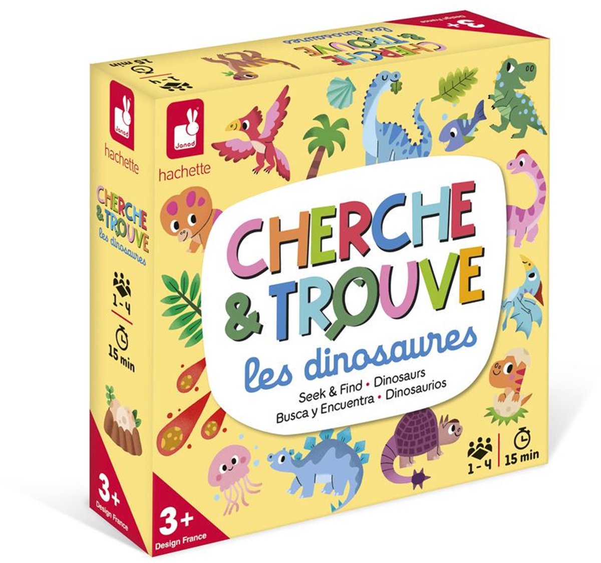 Janod - gioco di osservazione - cerca e trova - dinosauri
