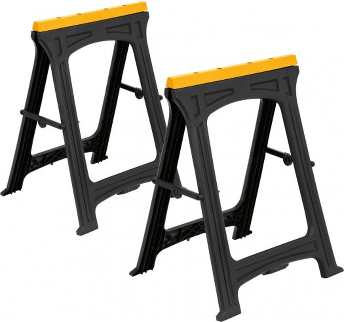 Cavalletti pieghevoli Vorel set 2 pezzi - 75 kg max per cavalletto - 52x78 cm