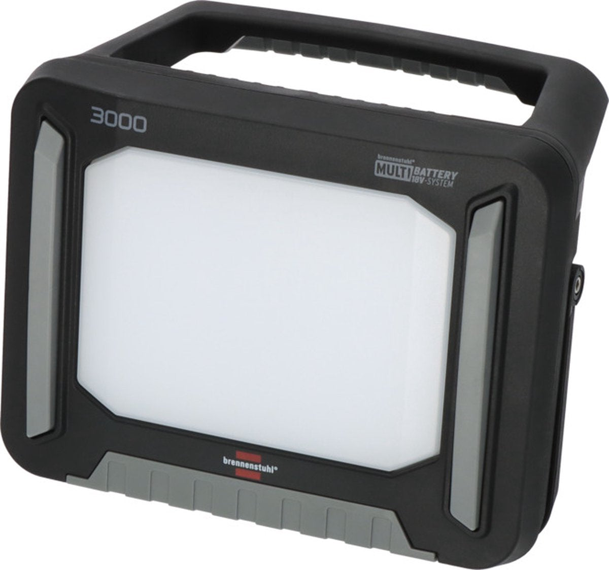 Brennenstuhl multi battery led accu bouwlamp 3000 ma compatibel met 18v accu's