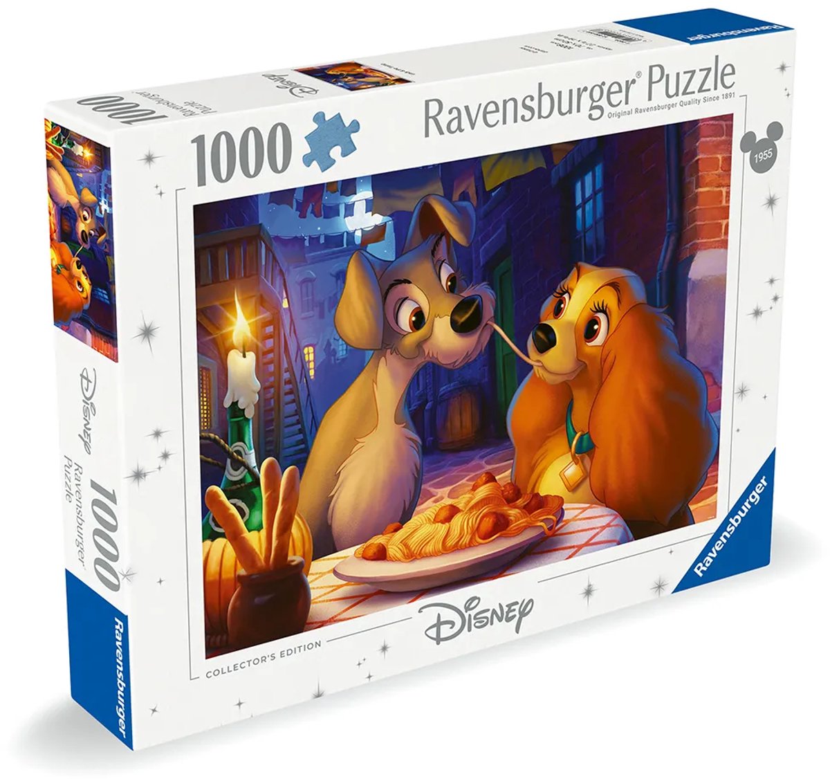 Ravensburger puzzle disney la dama y el vagabundo 1000 piezas adulto.