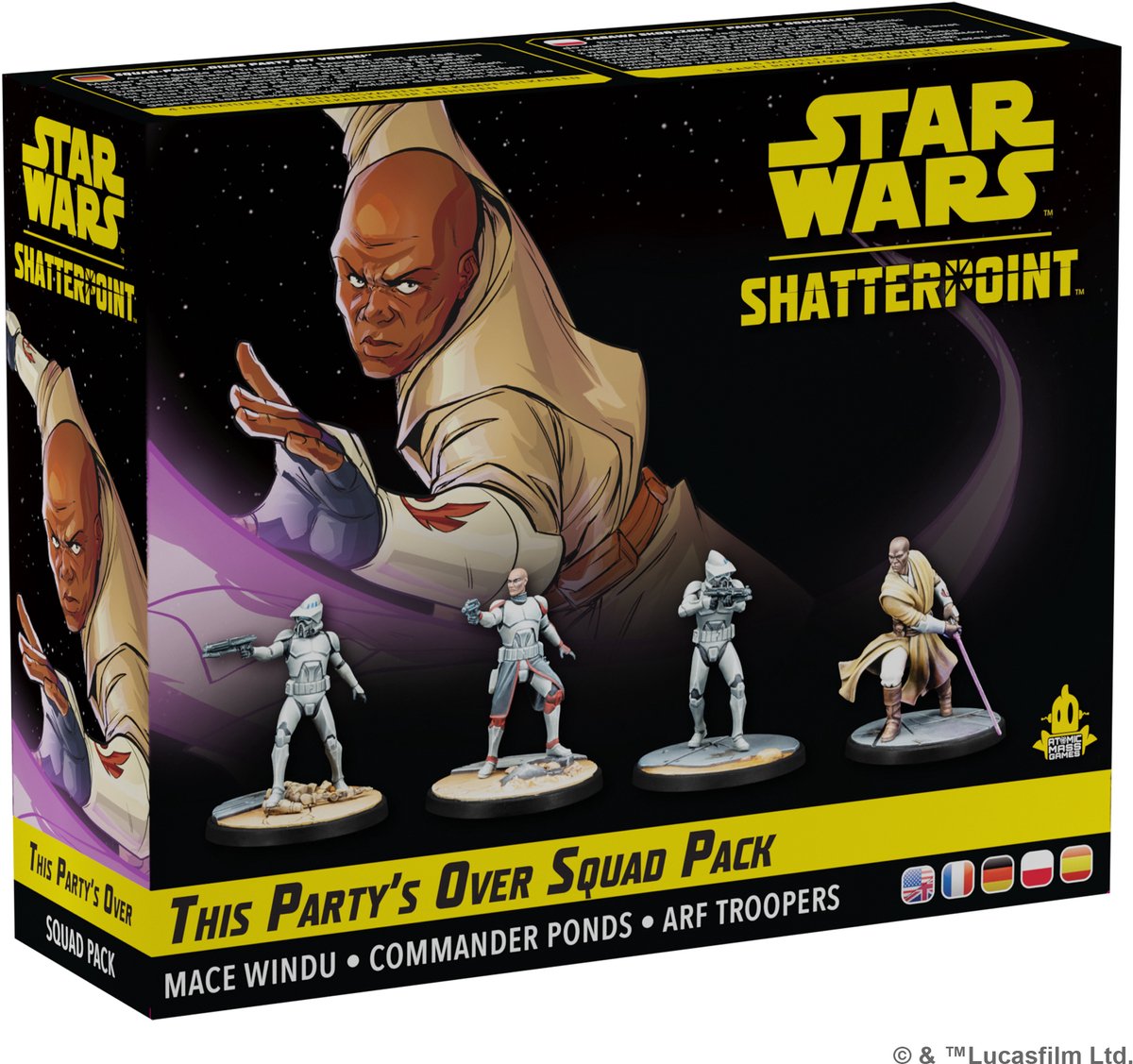 Atomic mass games star wars shatterpoint this partys over squad pack - en fr de pl es