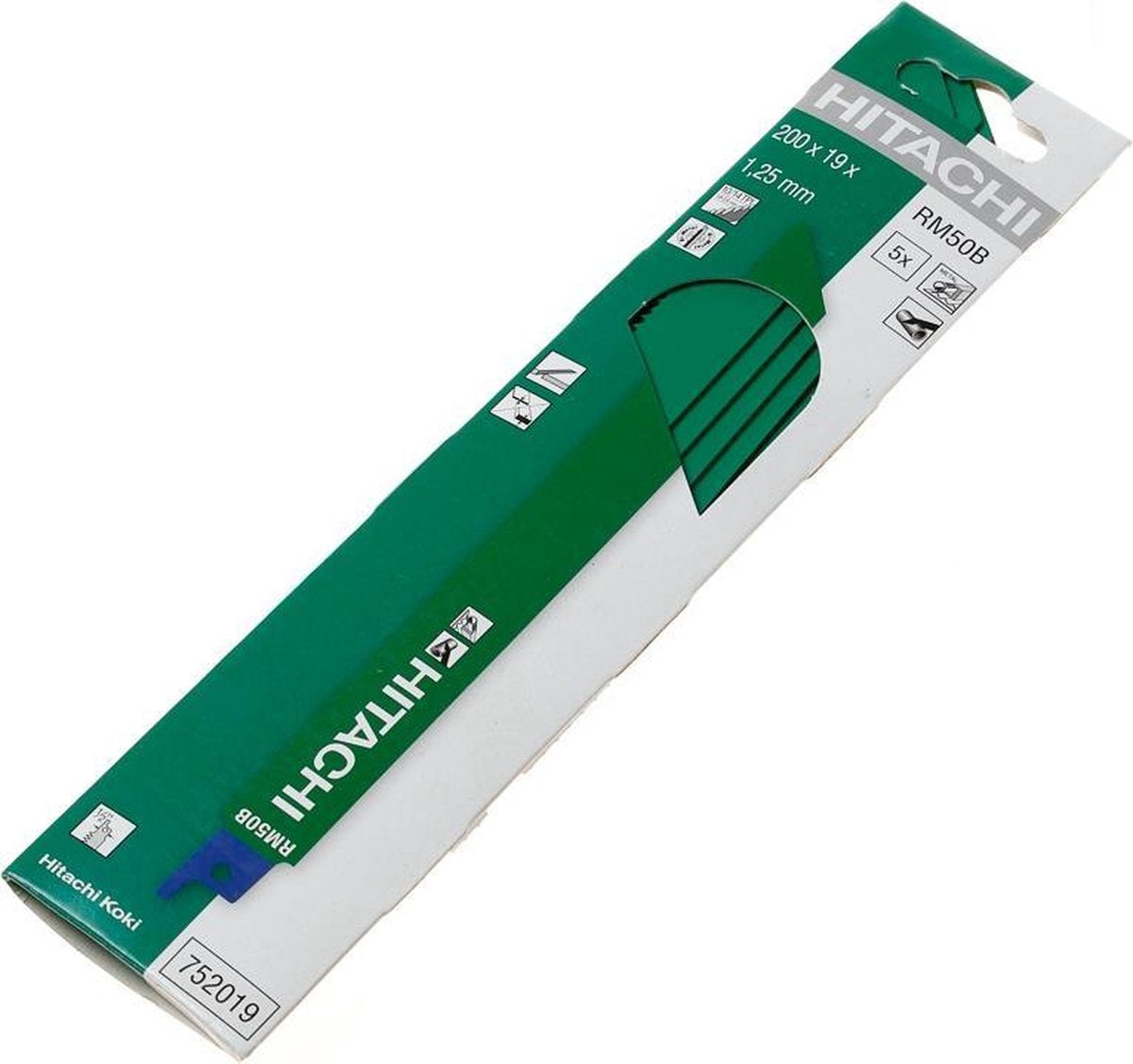 Hikoki schrobzaagbladen rm50b s1025vf (5 stuks) - 752019