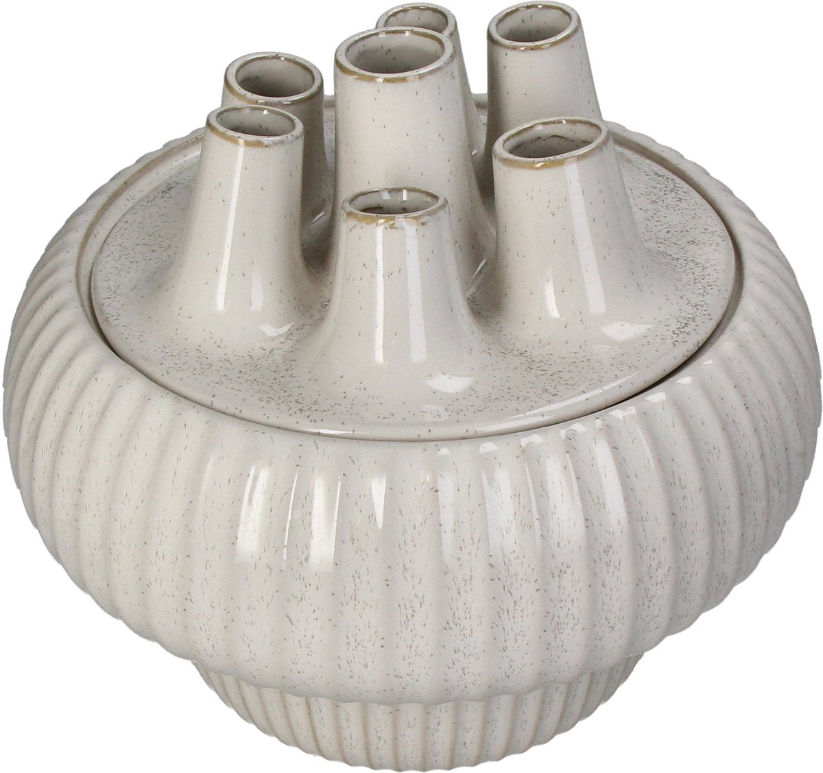Vaso collezione Hd gres bianco 29x29x25,5cm