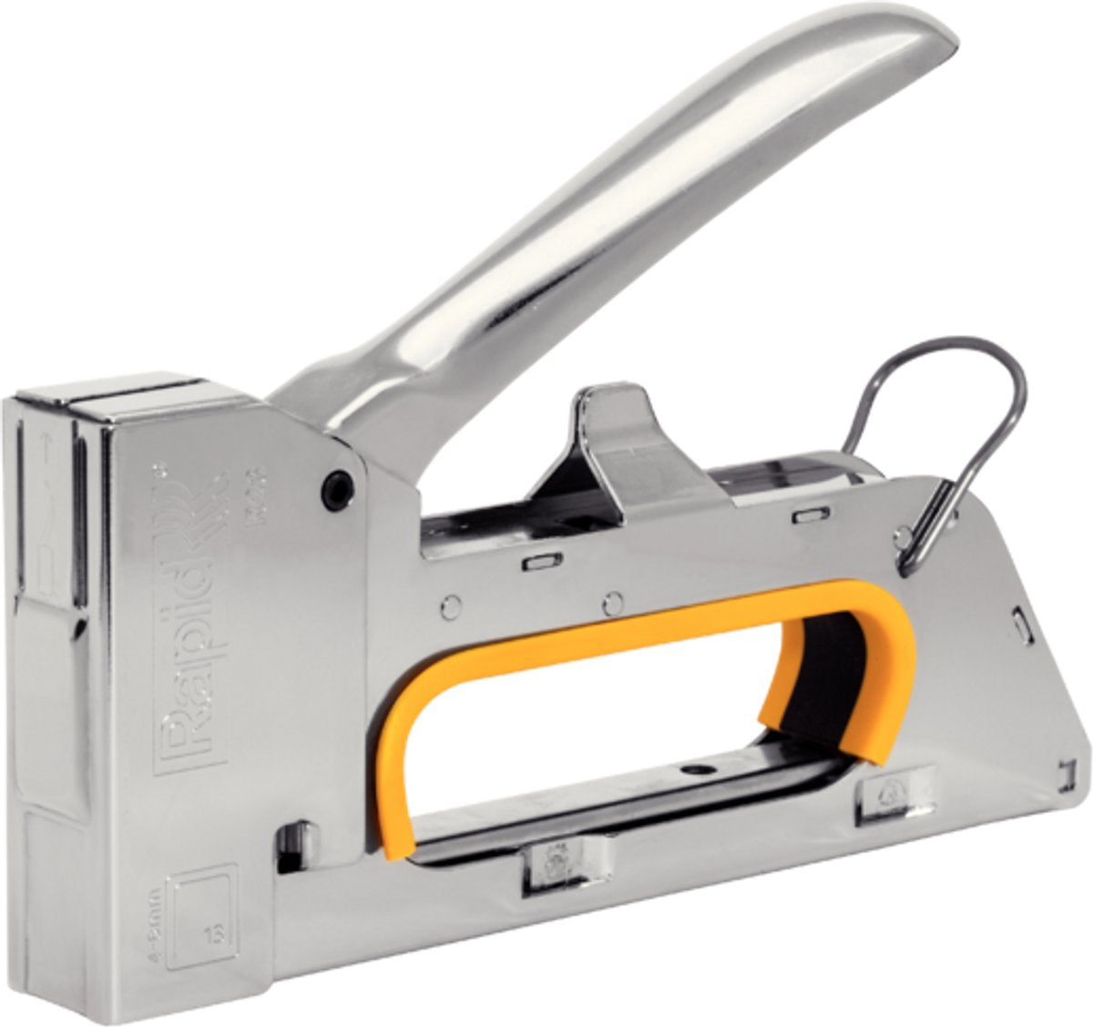 Rapid r23 - handtacker - ergonomisch - staal - met oranje detail
