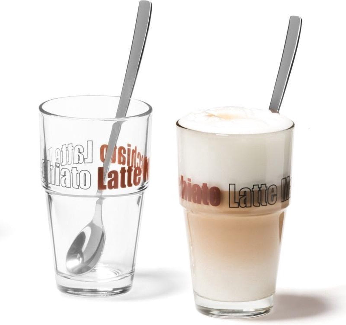 Set Leonardo solo latte macchiato 410ml - 4 pezzi
