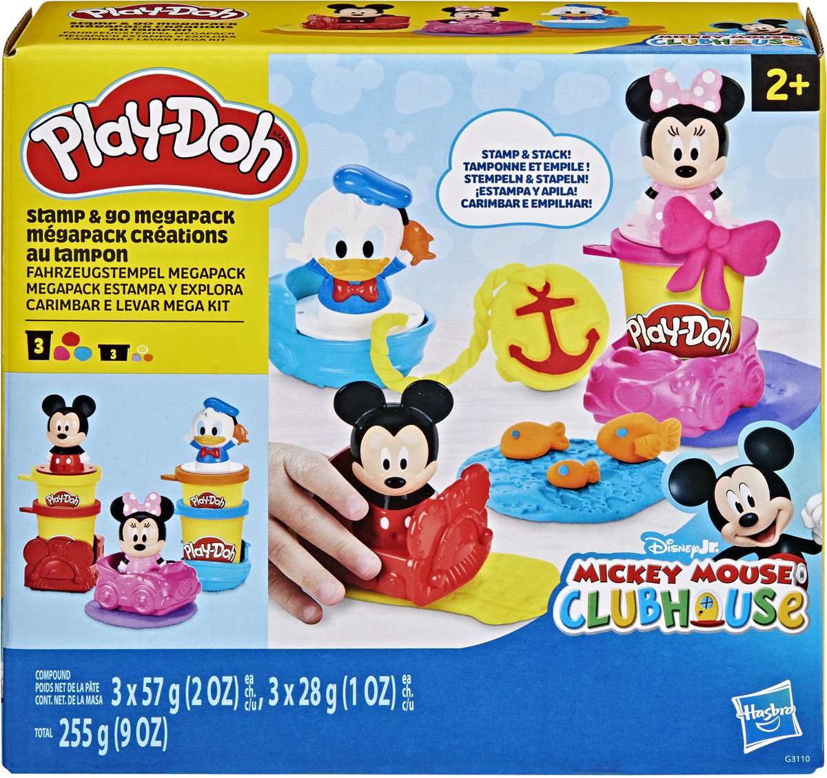 Play-doh disney junior sello go mega pack