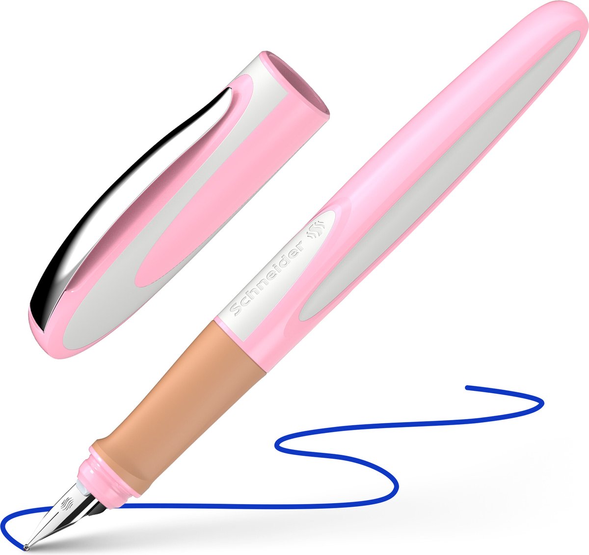 Schneider schrijfwaren schneider vulpen - ray - cherry blossom - penpunt m+ - s-168214