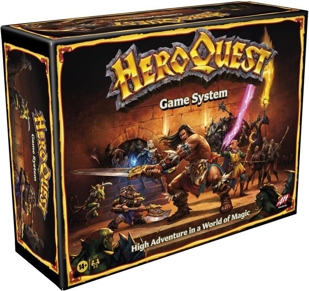 Hasbro gaming heroquest - sistema di gioco - gioco da tavolo (inglese)