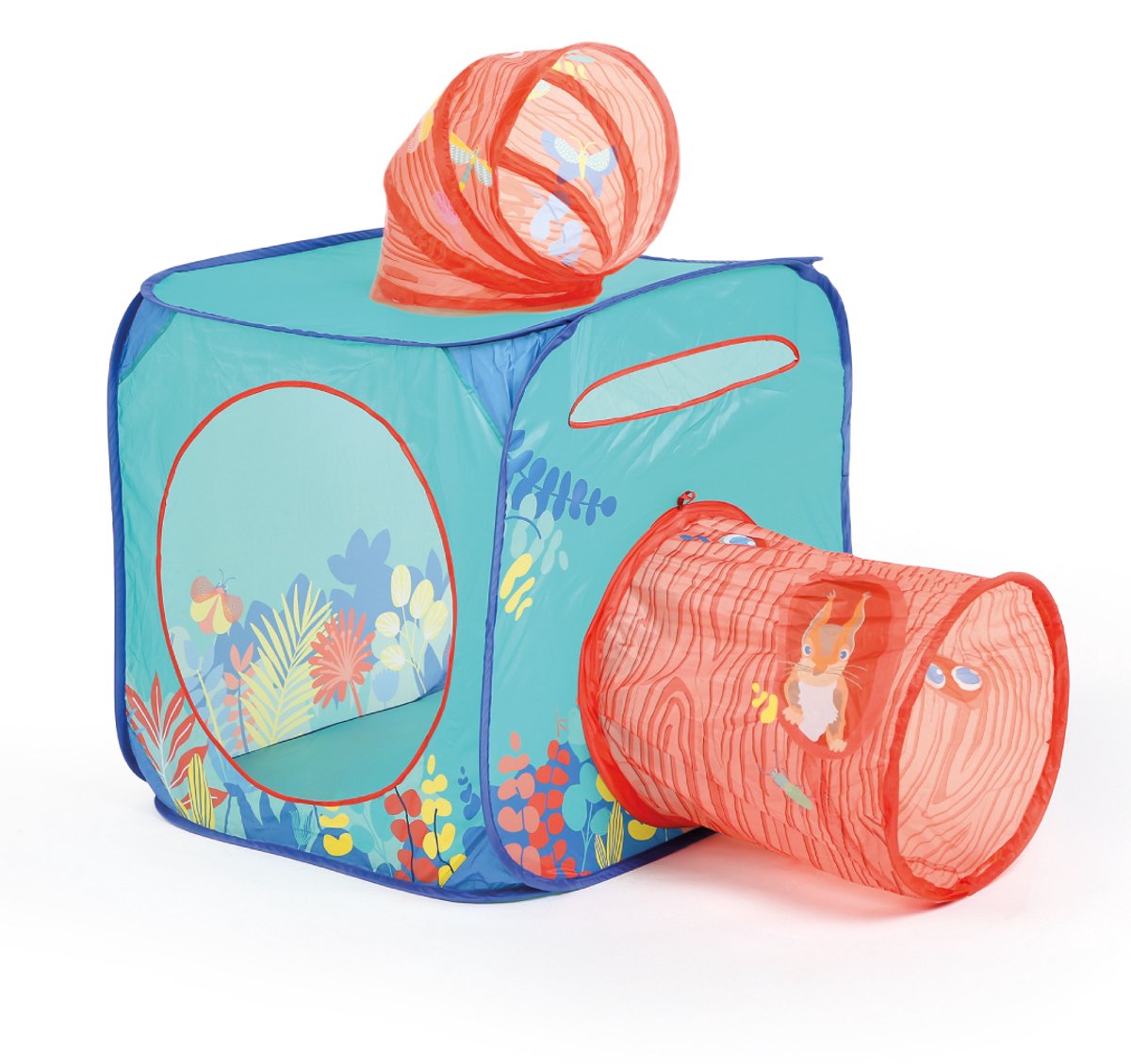 Ludi - casetta pop-up - cubo dell'esploratore per bambini - giocattoli d'avventura