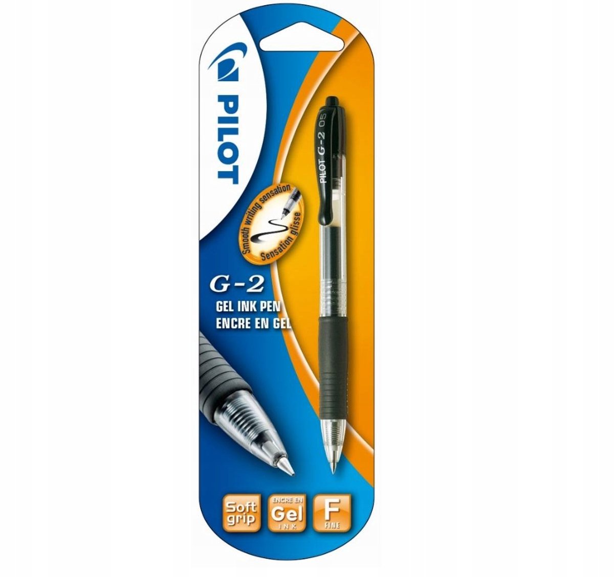 Penna gel Pilot G2 0,5 mm nera - scrittura fluida