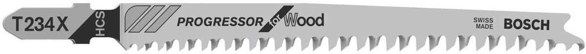 Bosch - hoja de sierra de calar t 234 x Progressor para madera