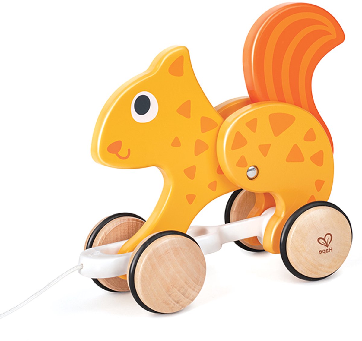 Hape houten trekdier eekhoorn - - vanaf 12 maanden