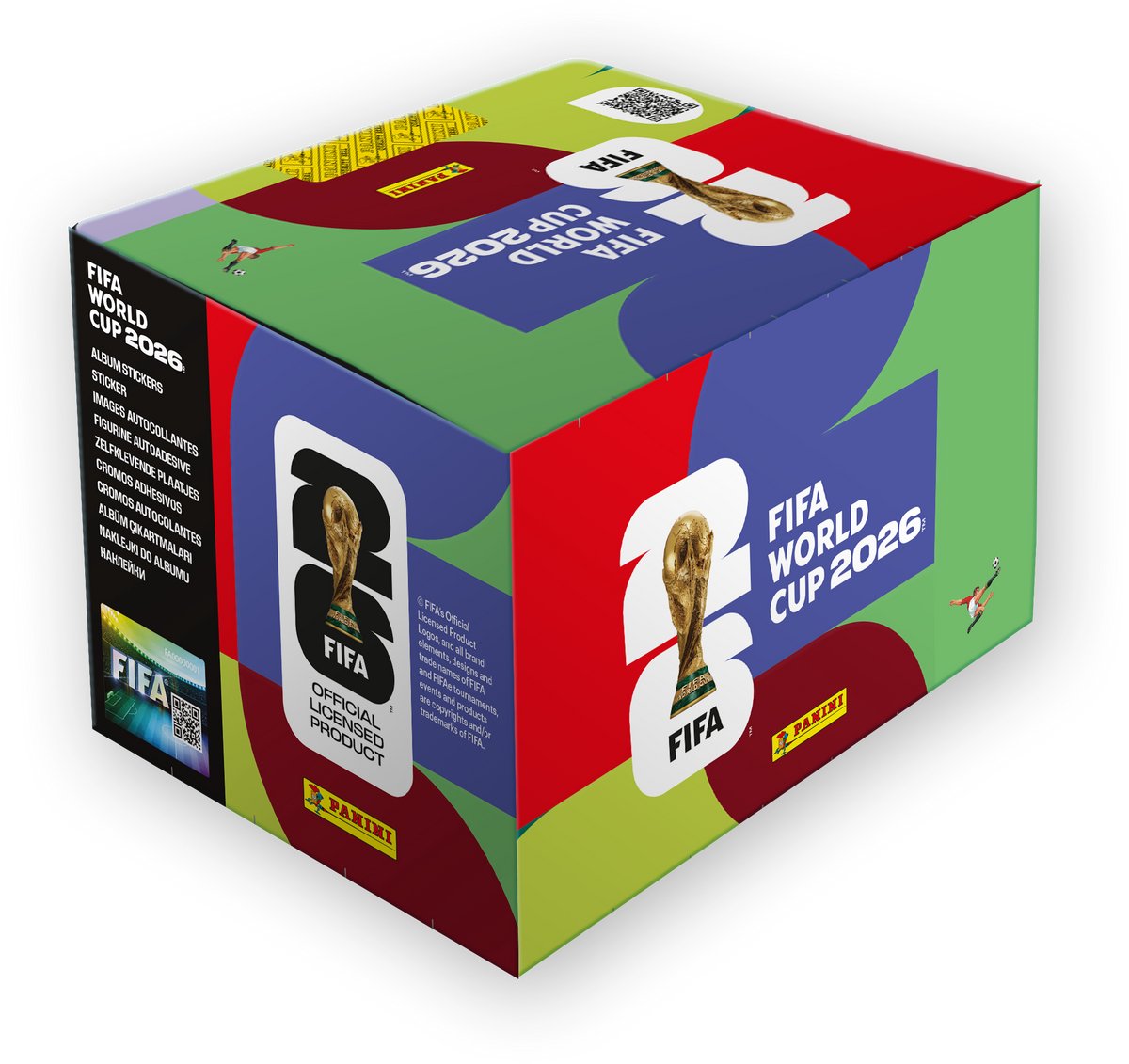Figurine Panini FIFA World Cup 2026 – scatola di buste – 100 buste