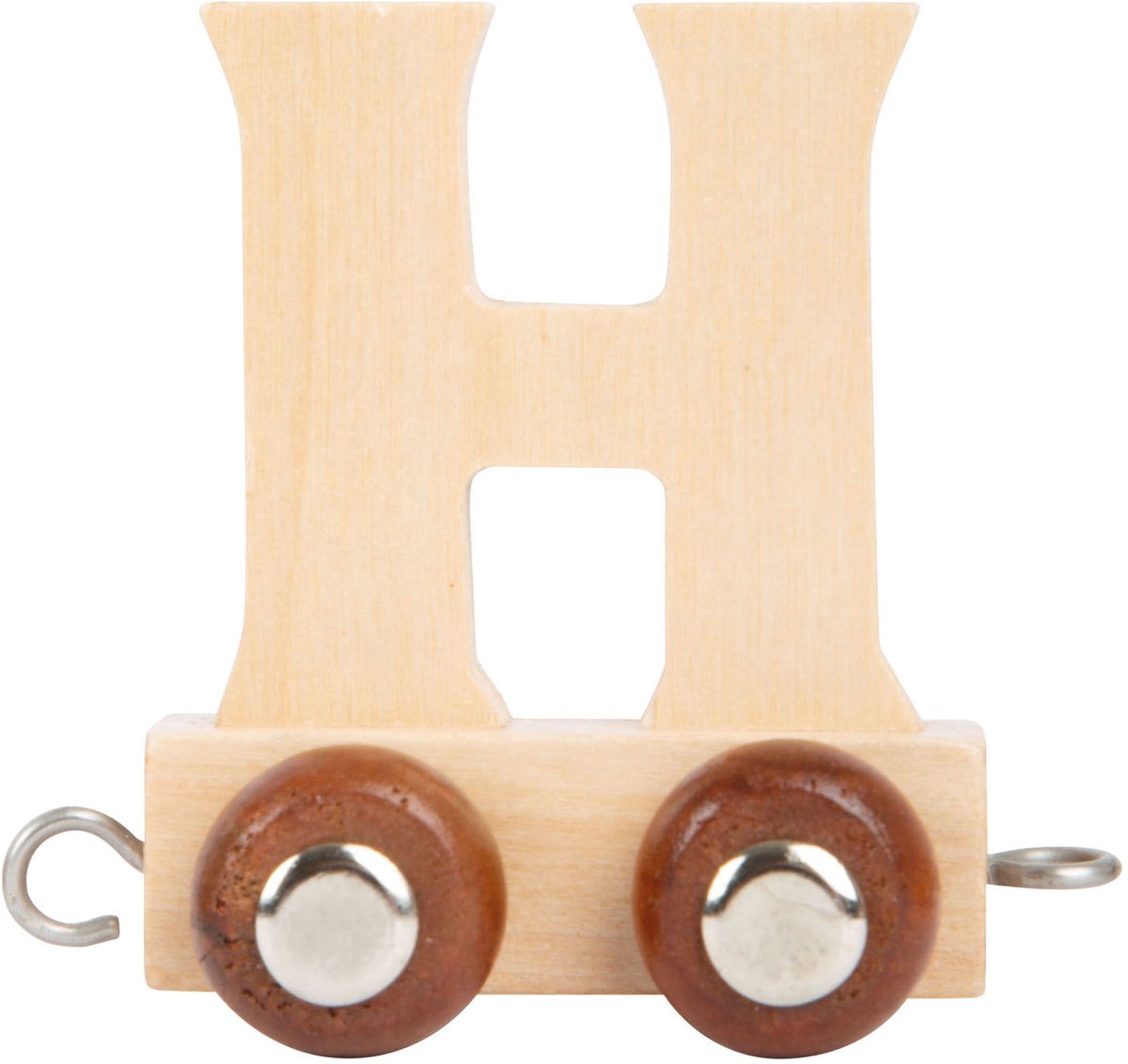 Pieno piccolo - Font in legno - H - 12 pezzi