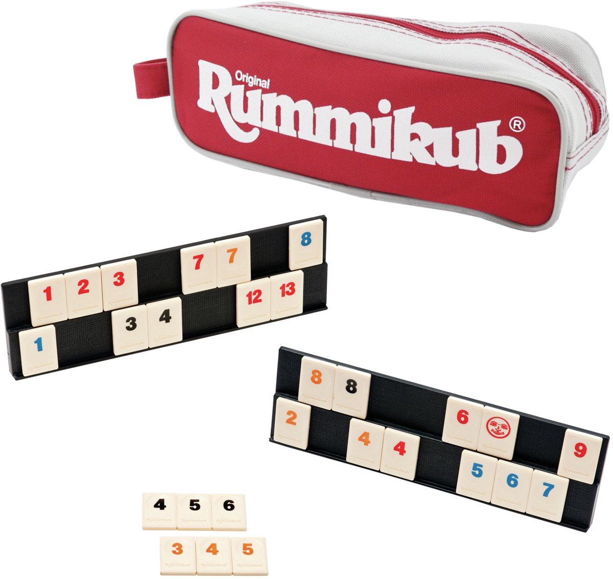 Juegos de Goliath Rummikub Juego de mesa original compacto