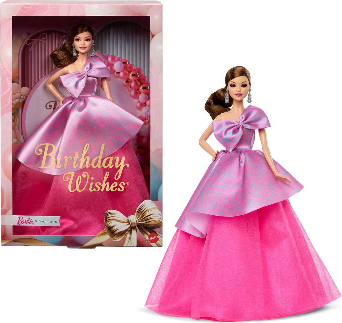 Mattel eu mattel muñeca de cumpleaños barbie - deseos de cumpleaños de barbie - regalo.