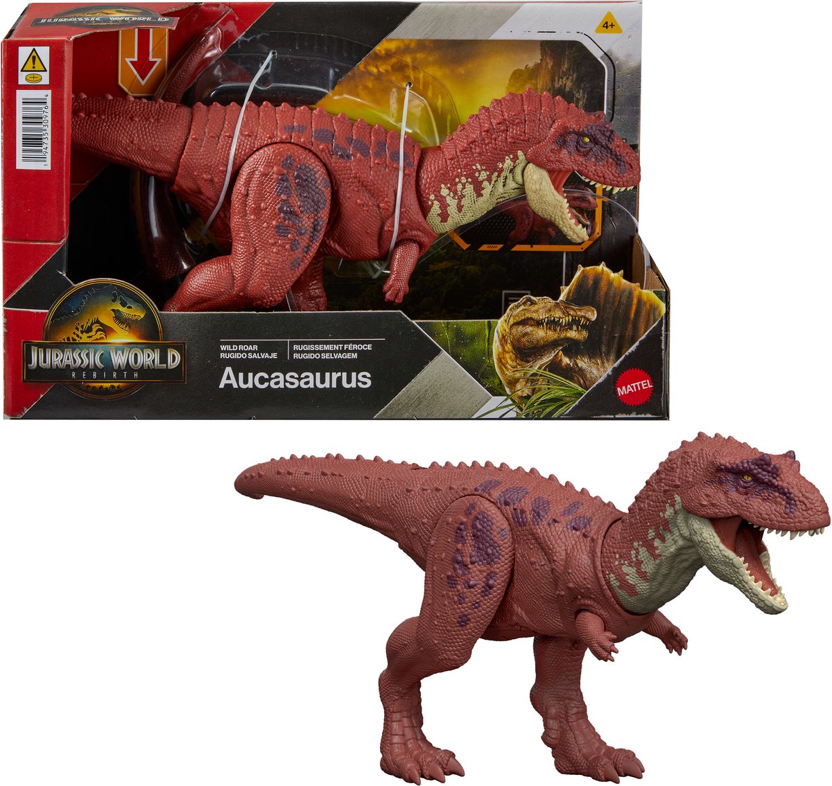 Aucasaurus ruggente selvaggio del mondo giurassico