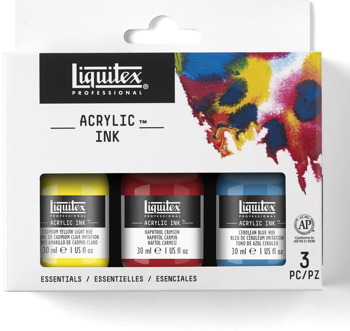 Inchiostro liquido! Colore in confezione da 3