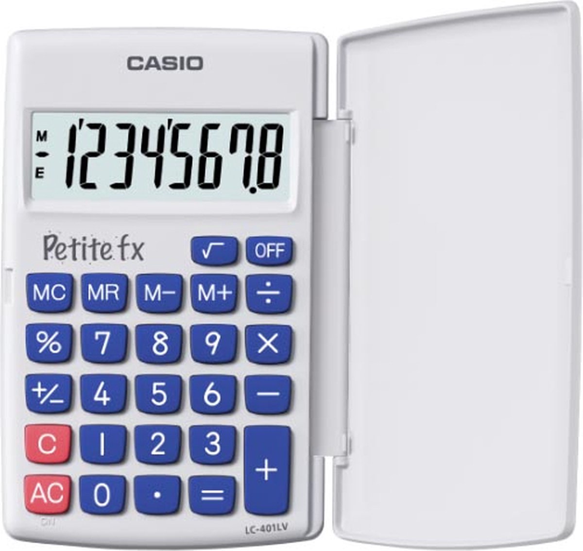 Casio ms-20uc – calcolatrice da tavolo – display 12 cifre – bianca