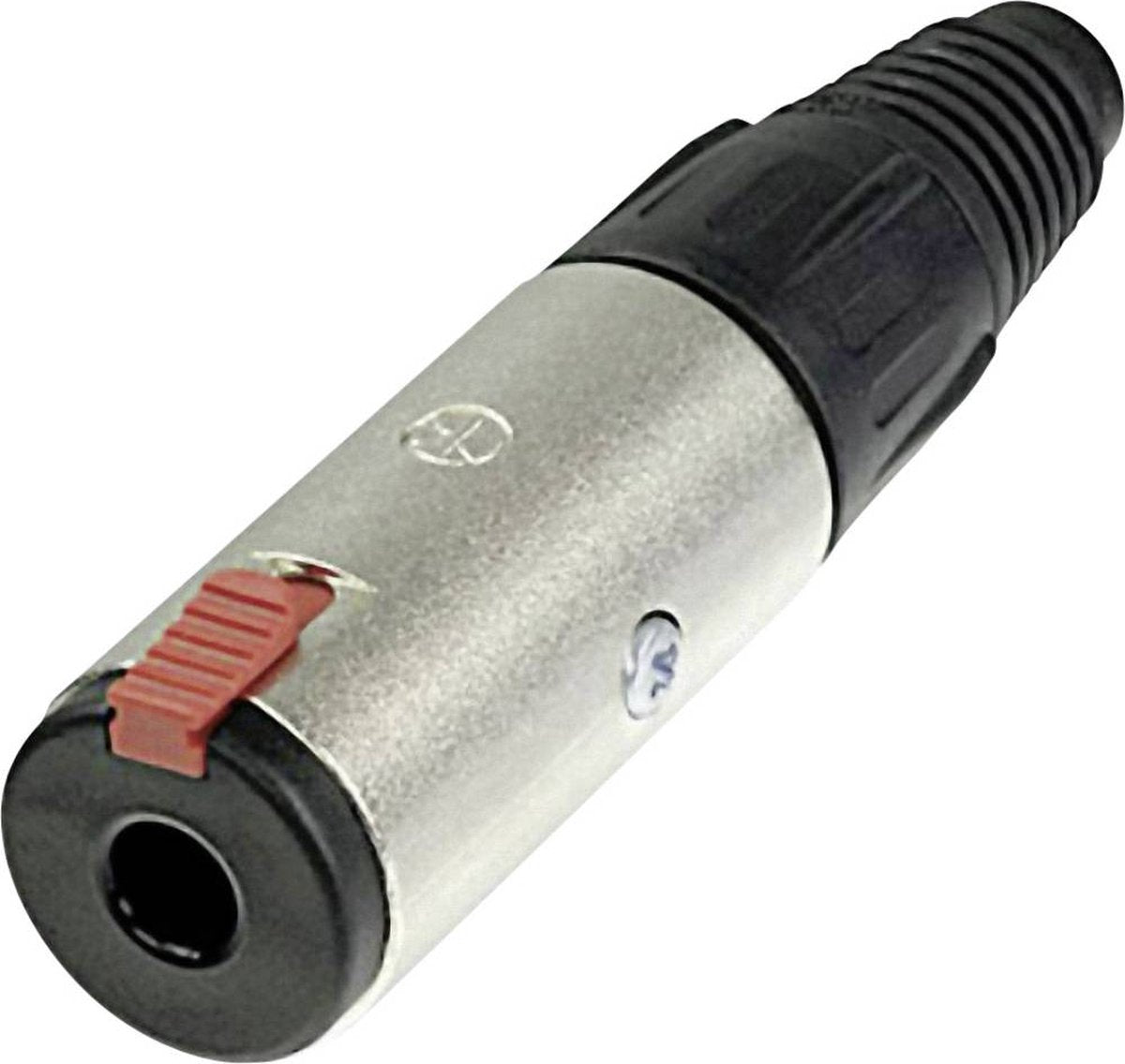Conector jack Neutrik nj3fc6bag Conector hembra de 6,35 mm, recto Número de pines: 3 estéreo negro 1 pieza(s)