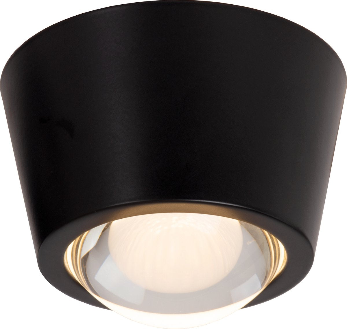 Lucide rigon - lampada da soffitto (plafoniera) - ø 9 cm - LED - 1x6w 3000k - nero
