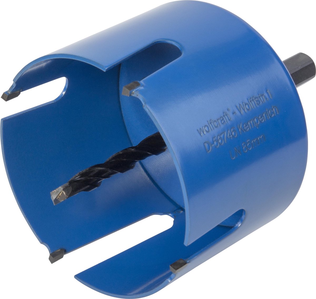 Wolfcraft - sierra perforadora universal 85 mm - eje hexagonal - 3885000