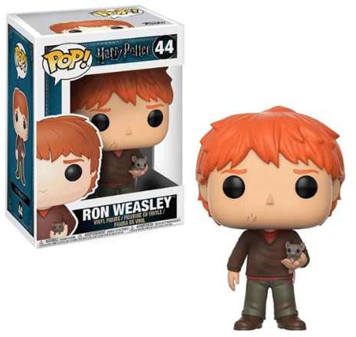 ¡Funko pop! 44 - ron weasley con costras - harry potter