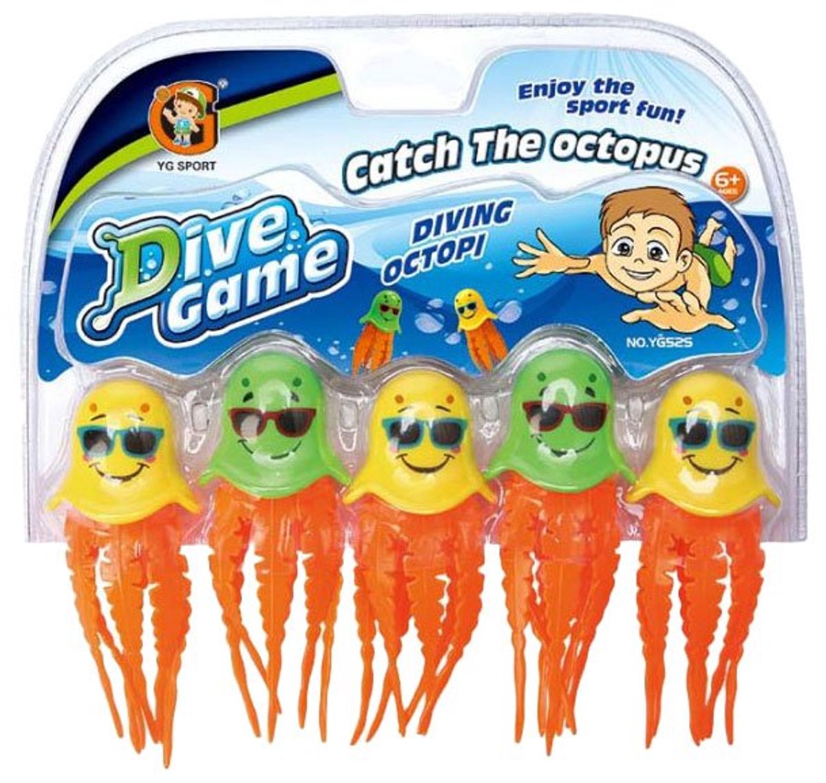 medusas de buceo, 6ud.