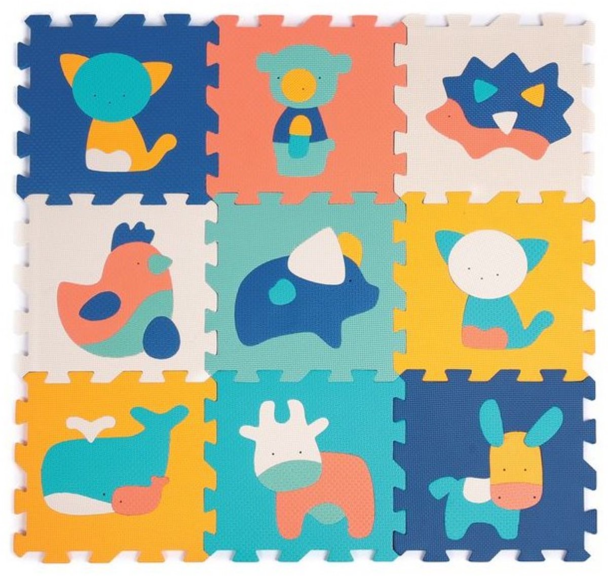 Ludi - fichas de juego - fichas de rompecabezas - tapete de baldosas - fichas de espuma