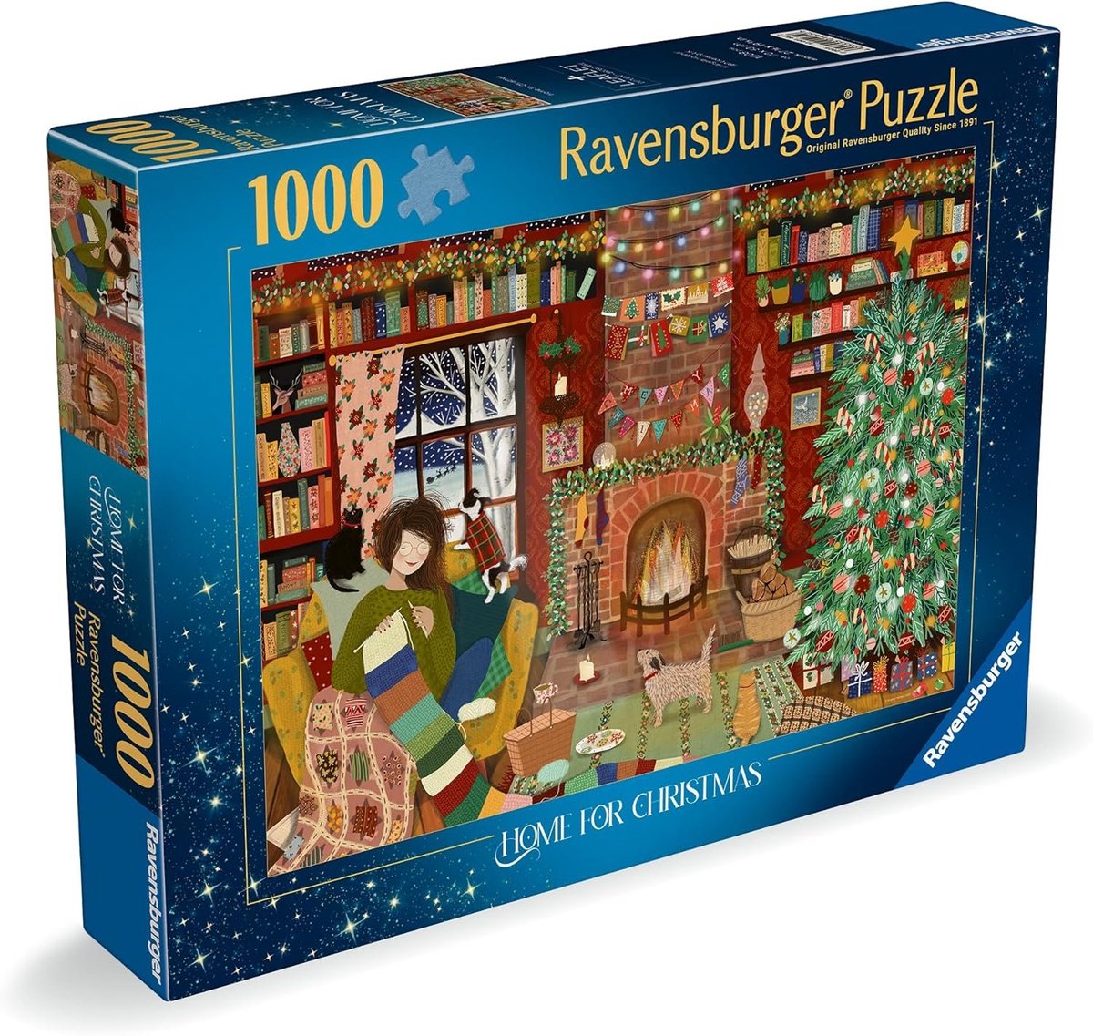 Ravensburger Puzzle Christmas 1000 pezzi Home per puzzle natalizio.