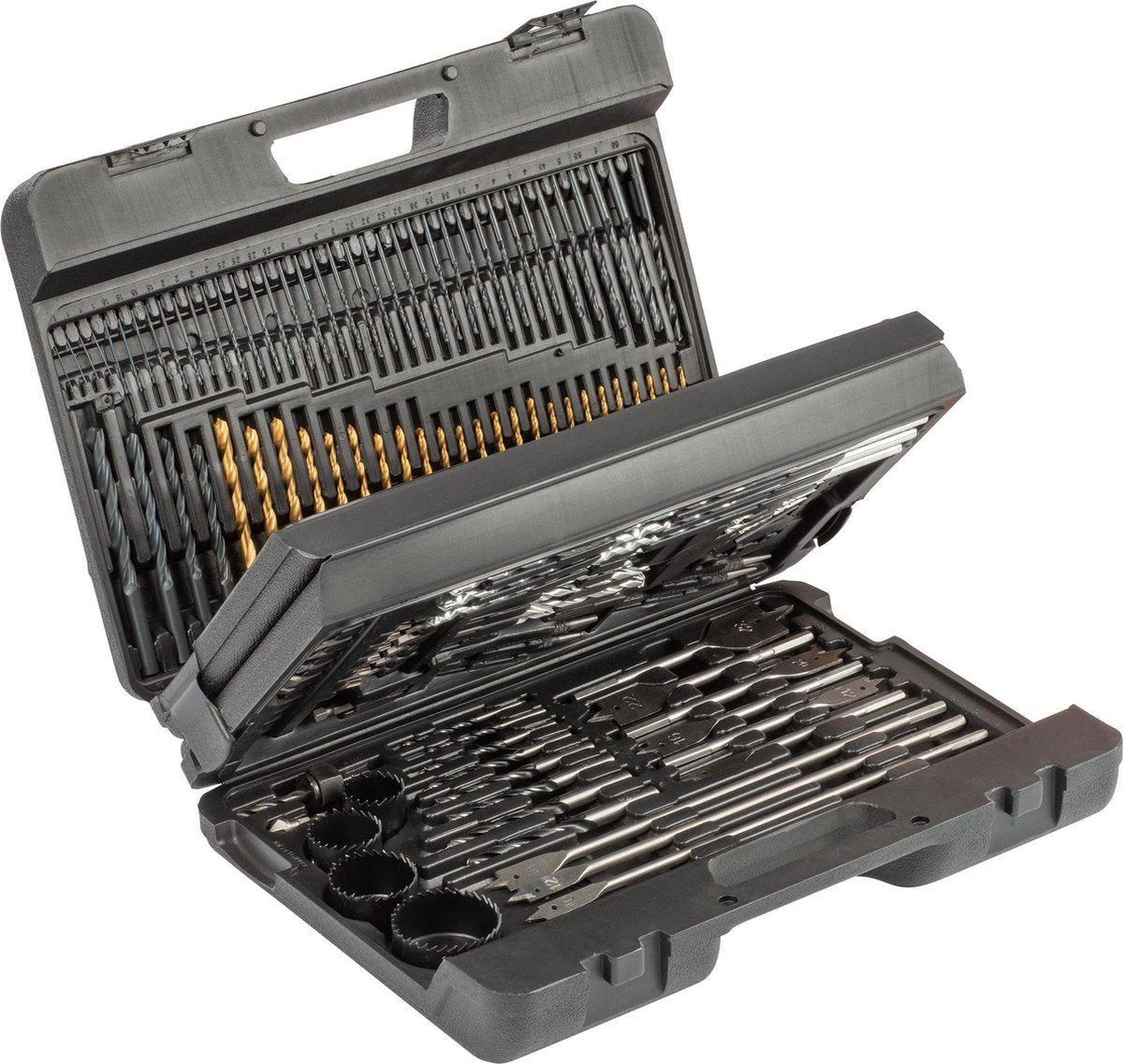 Kreator krt012803 - boor accessoires - 204-delige set - inclusief koffer