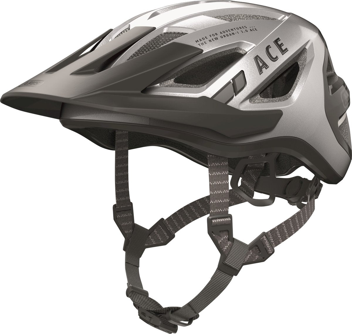 Casco Abus Urban-I 3.0 ACE brillo Plata M 52-58cm