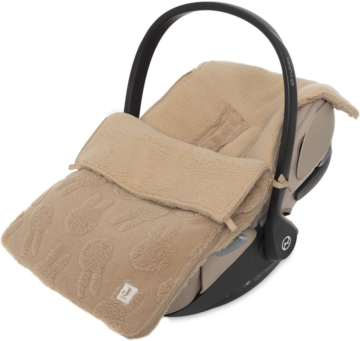 Saco Jollein para silla de paseo - miffy jacquard - algodón - 42x82cm - galleta