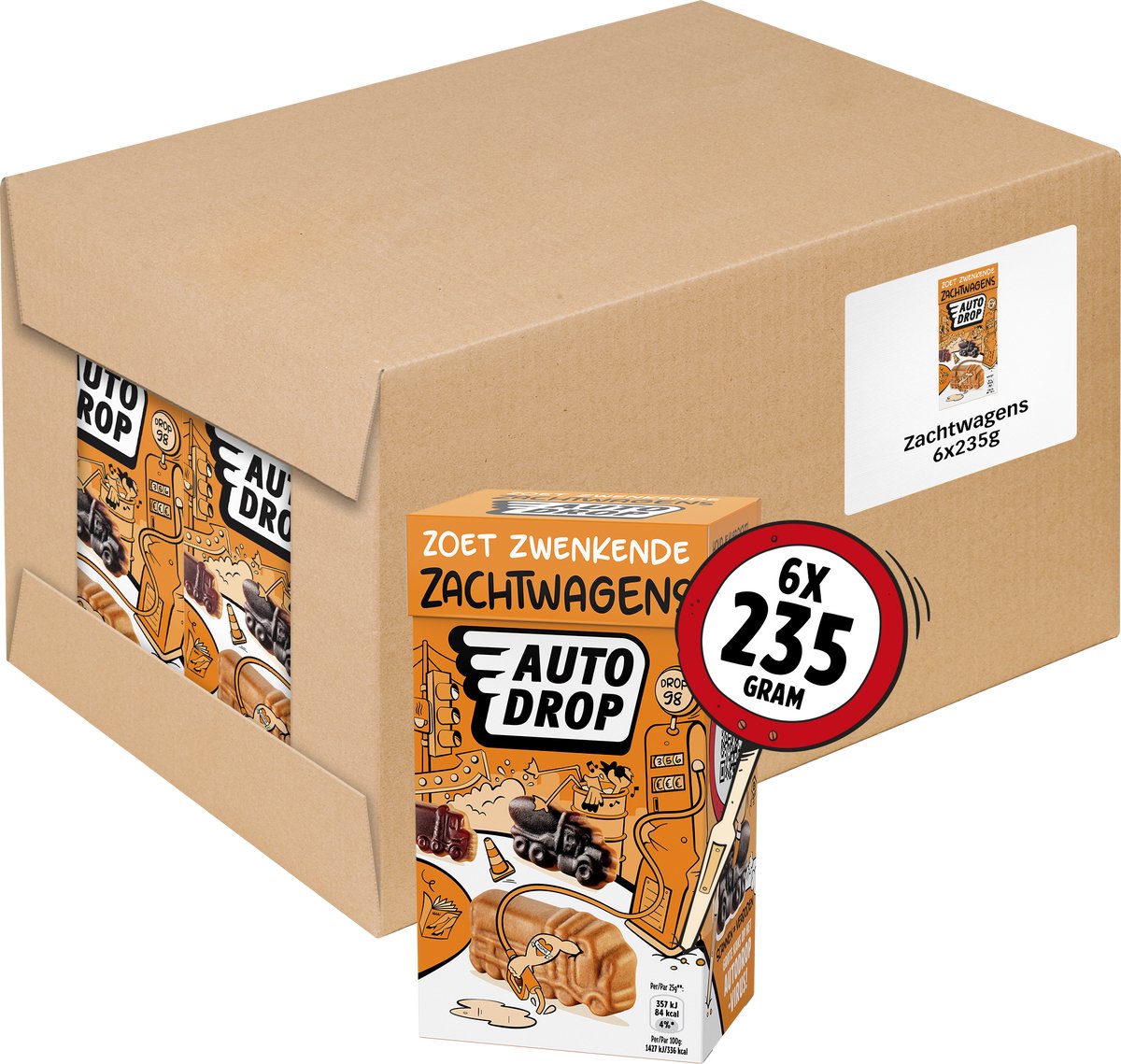 Trolley morbidi Autodrop mix box (6x235gr)