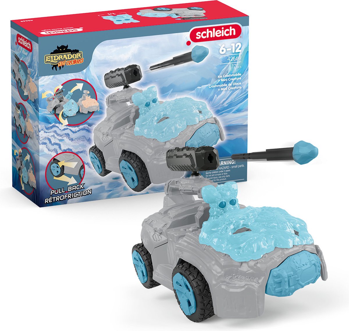 Schleich Eldrador Ice Crash Mobile con mini creatura