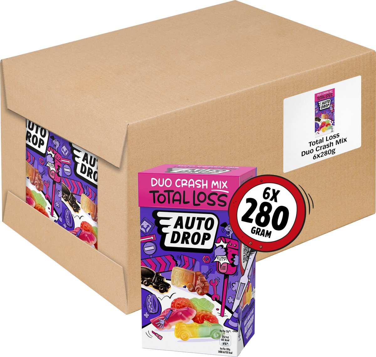 Autodrop Total Loss Crazy Duo Mix (6x 280gr)