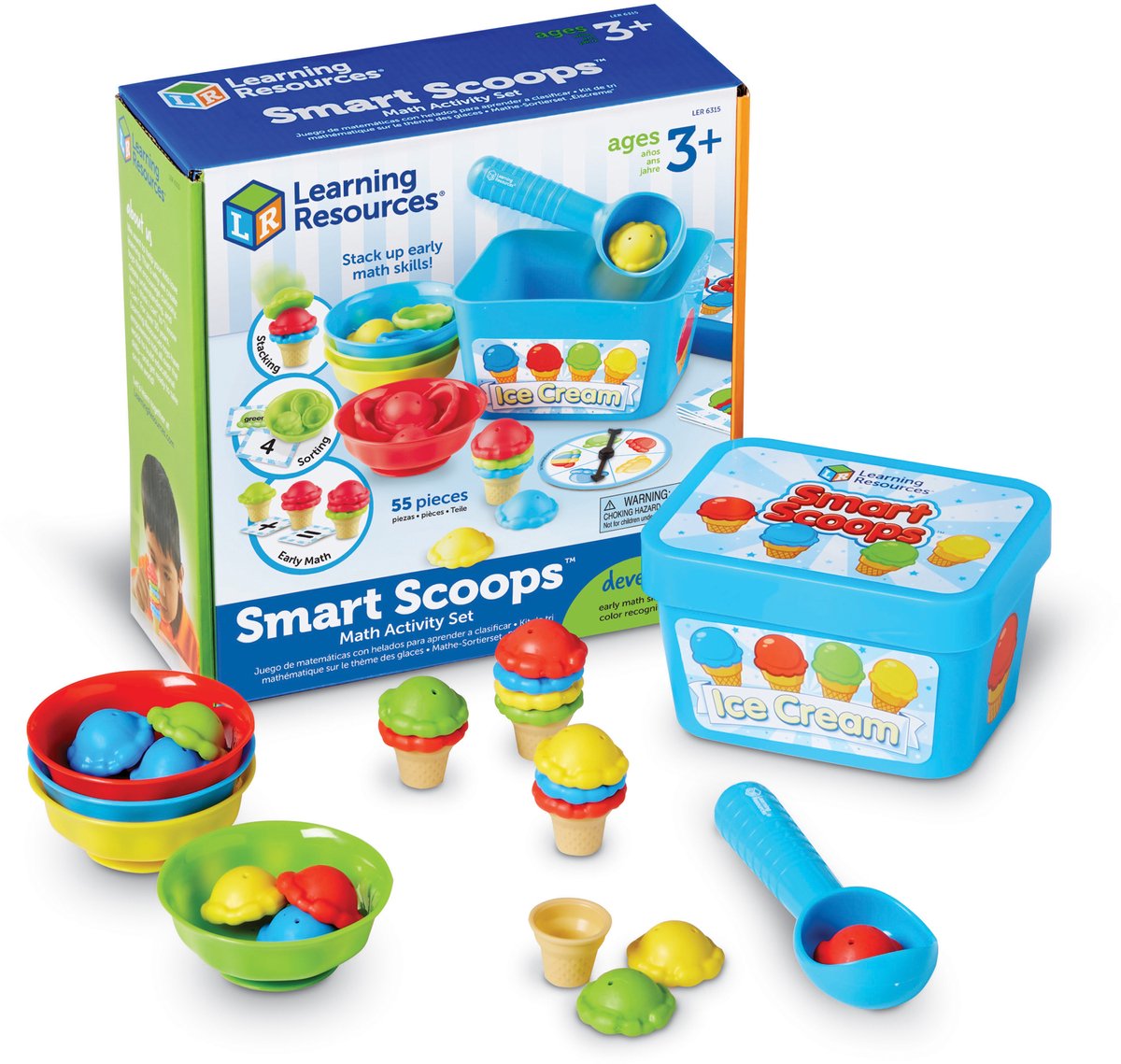 Set di attività matematiche di risorse didattiche smart scoops™ - 1+