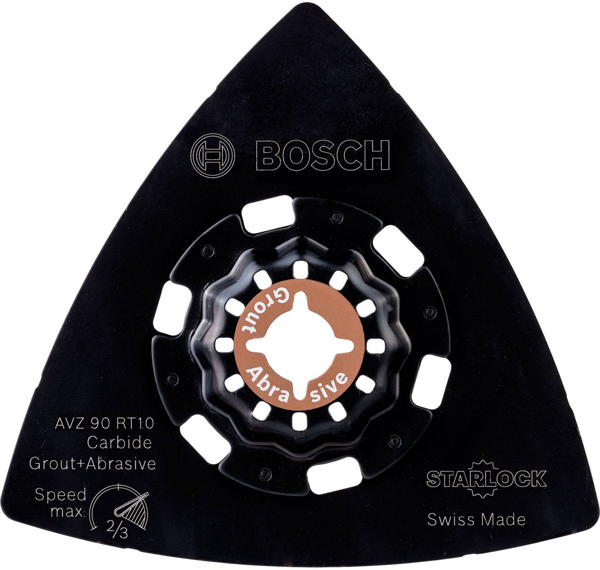 Placa lijadora de carburo Bosch avz 90 rt10 90 mm grano 10 - 26092...
