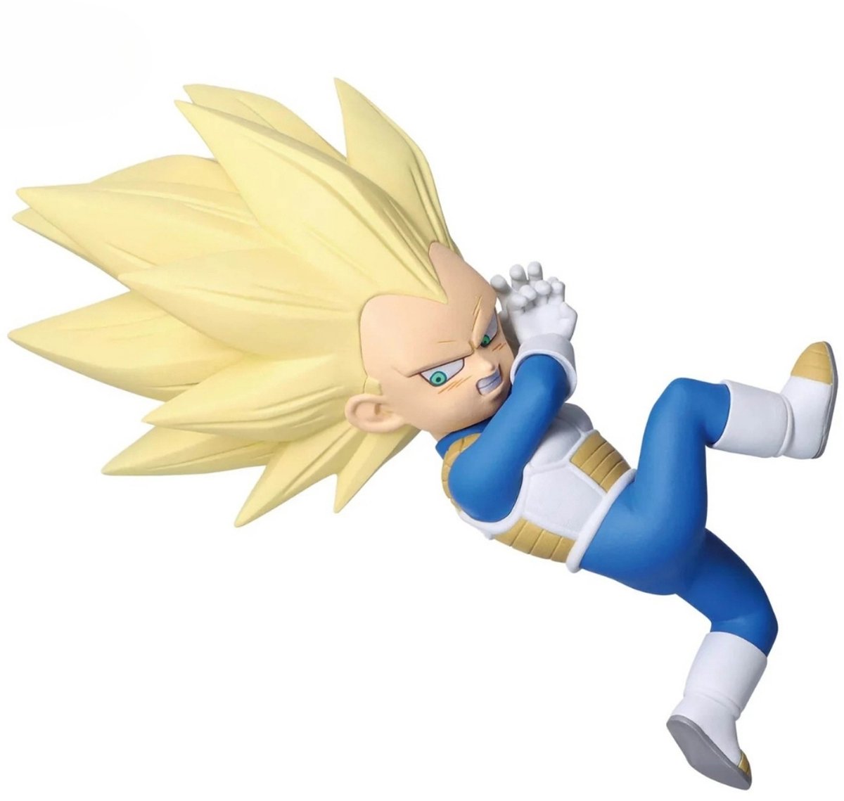 Bandai dragon ball daima - figura mini - super saiyan 3 vegeta con panel