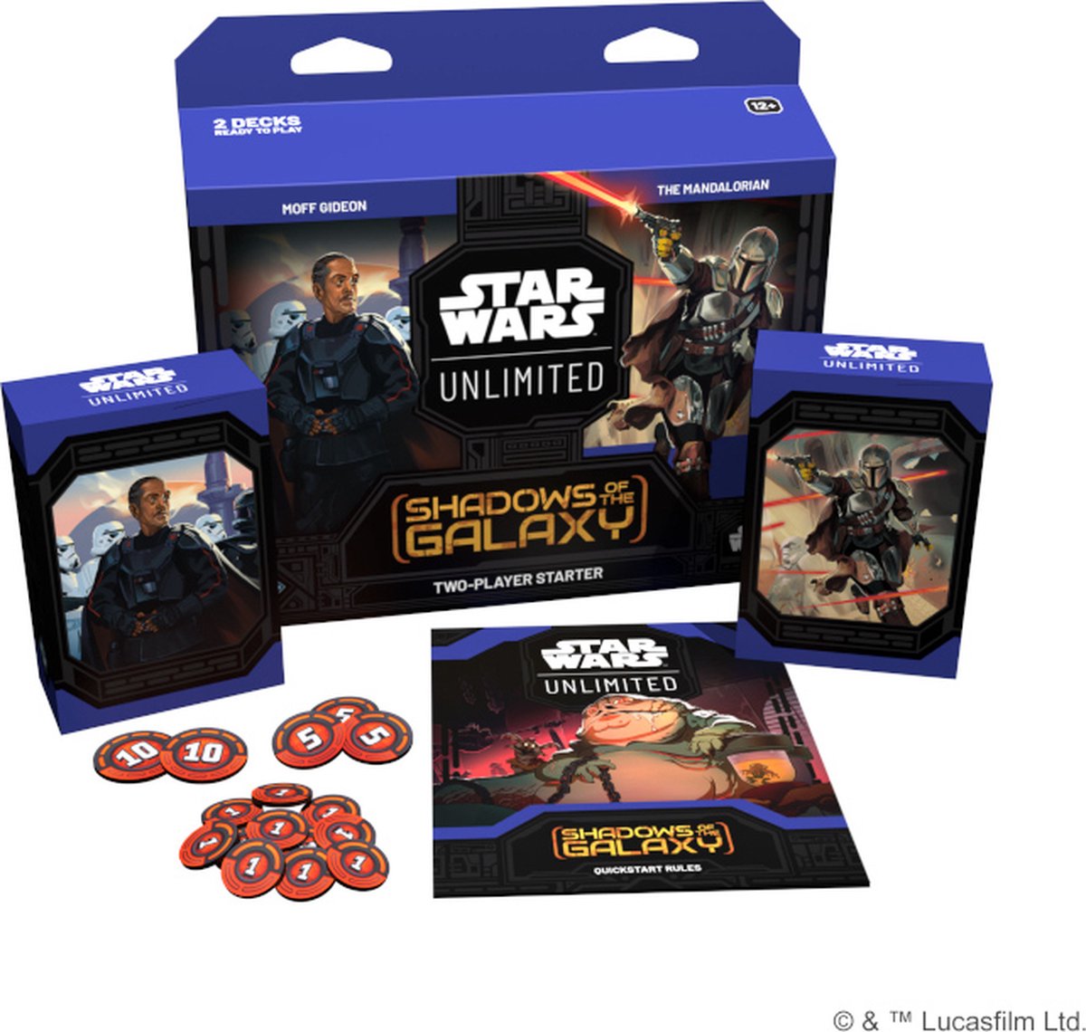 Star wars unlimited - shadows of the galaxy 2-player starter set - trading cards