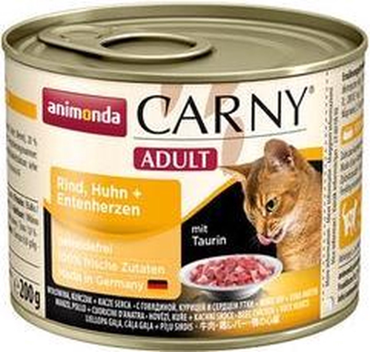 Carny animonda adulto - manzo con pollo e anatra - 200 g
